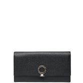 ブルガリ ブルガリブルガリ 長財布 ブラック レザー レディース BVLGARI 【中古】